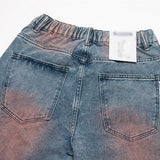 Men Jeans Inkjet Graffiti Fashion Loose