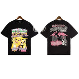 HS Shorts Distressed Casual Short Sleeve