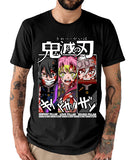 T-shirt For Anime Demon Slayer Mitsuri, Uzui y Obanai