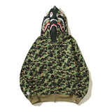 Ape Hoodie Camouflage Alphabet Double Hat Sweater Autumn Winter