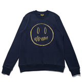 Drew House Sweatshirts Unisex Sketch Smiley Face Crew Neck Sweater