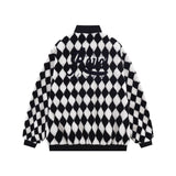 Men Cotton Mixed Jacket Coat Berber Fleece Coat Men's Autumn and Winter Loose Cotton Coat