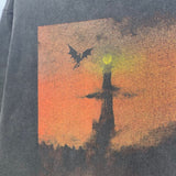 Fog Essentials T Shirts Spring and Summer FOG Joint Series Washing Water Old Crew Neck Pullover Short Sleeve