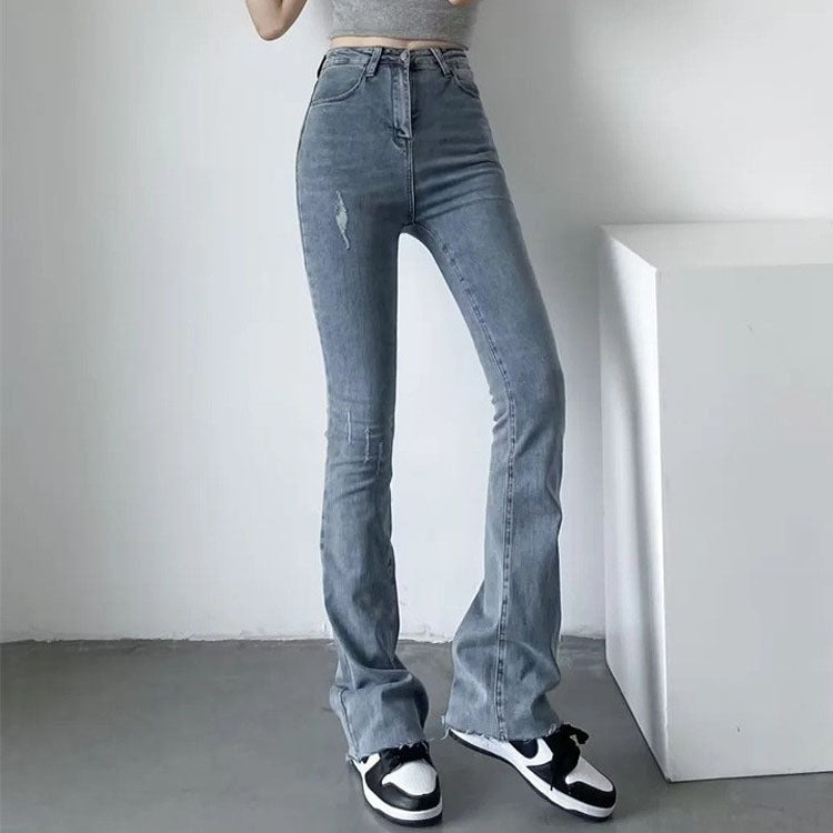 Women Jeans Elastic Slim Fit Slimming Retro Easy Matching