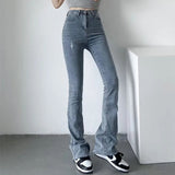 Women Jeans Elastic Slim Fit Slimming Retro Easy Matching