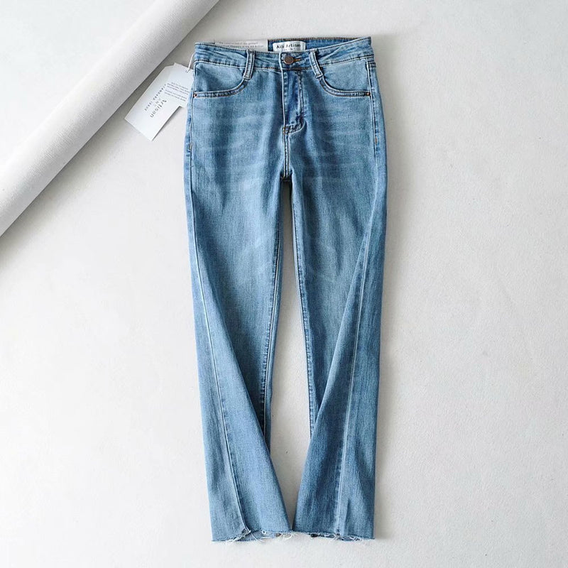 Women Jeans Retro Fashion Slim Fit Slimming