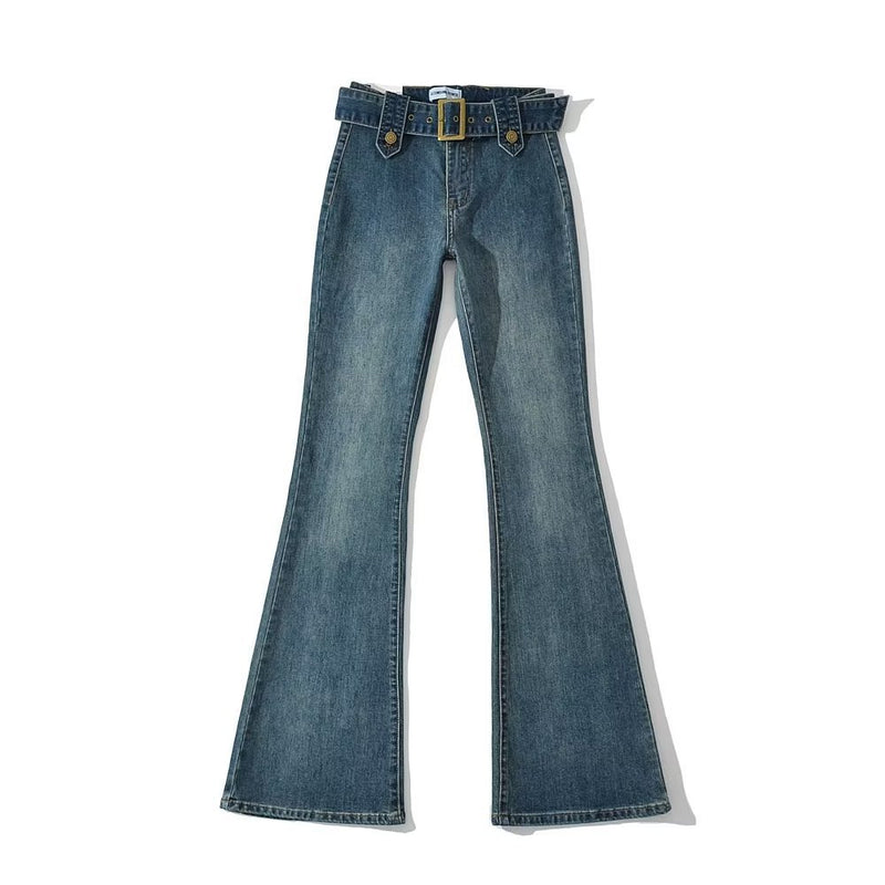 Women Jeans Slim Fit Patchwork