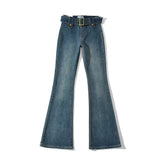 Women Jeans Slim Fit Patchwork