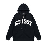 Stussy Hoodie Zip Cardigan Hooded Sweater