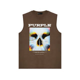 Purple Brand Tank T Shirts Sleeveless T-shirt Vest