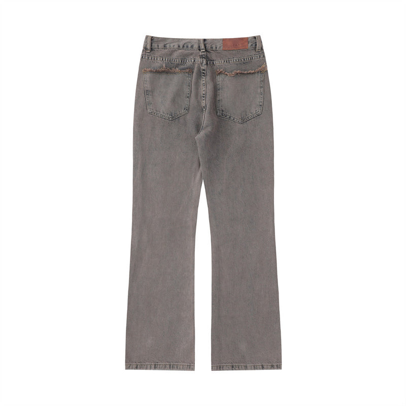 Men Jeans Ripped Distressed Loose