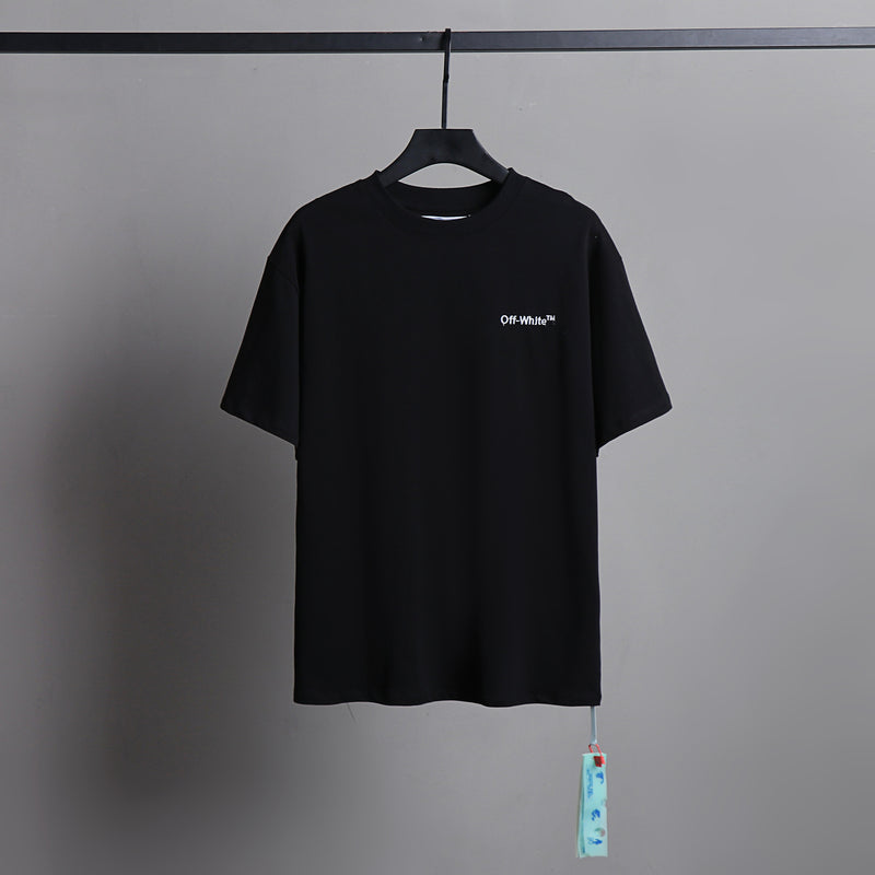 Ow T Shirts Blue and Green Gradient Logo Pattern