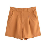 Women Vest Fashion Vest Casual Shorts Suit