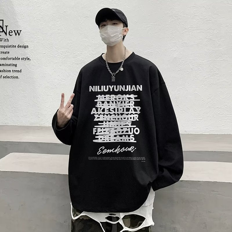 Men T Shirt Oversize Base Handsome