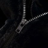 Men Cotton Padded Jacket Coat Letter Embroidered Cotton Jacket Men Winter Thickening Stand Collar Baggy Coat