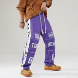 Cargo Pants Vintage Embroidered Racing Overalls