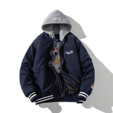 Mens Vintage Jackets Cotton Baseball Suit Street Tide Jacket