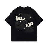 Men T-Shirt Retro Gradient Oversize
