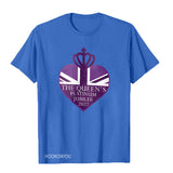 Inspired by Queen's Platinum Jubilee 2022 Elizabeth 70 Years T-shirt round Neck Short Sleeve