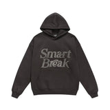 Men Fleece Lined Hoodie Autumn and Winter Embroidery Letter Hooded Sweater Men Oversize Loose Casual