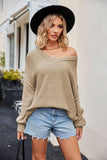 Women Pullover Sweater Fashionable Knitted Sexy Pullover Sweater