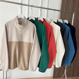 Women Hoodie Polar Fleece Loose Fleece-lined