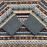 Kapital Sweater Vintage Jacquard Knitwear Ethnic Style Pullover Sweater