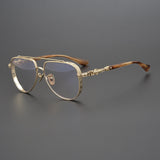 CHH Chrome Hearts Glasses Collector's Edition Pure Titanium Engraved Myopia Glasses Frame Sunglasses