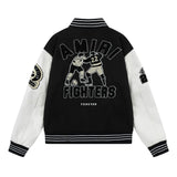 Amiri Jacket AMI Letter Pattern Baseball Jacket Jacket Men's and Women's