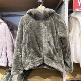 Women Hoodie Polar Fleece Thermal Cute