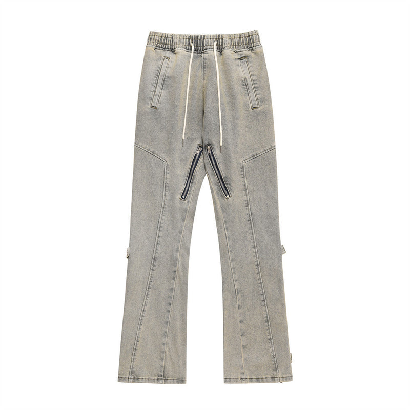 Hip Hop Loose Zipper Jeans