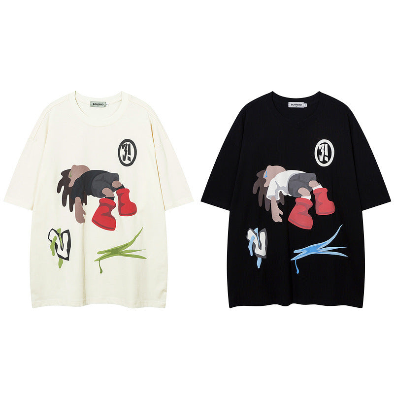 Men T-Shirt Summer Short-Sleeved T-shirt