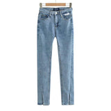 Women Jeans Slimming Stretch Flared Pants