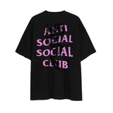 Anti Social Club T Shirt Summer Short Sleeve T-shirt