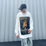 Men T Shirt Oversize Retro Fashion