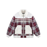 Unisex Coat Youth University Style Winter Cotton Dress Lamb Wool