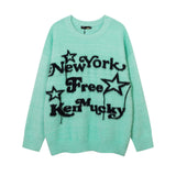Women Sweater Loose Knitted Sweater Couple