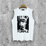 Purple Brand Tank T Shirts Sleeveless T-shirt Vest