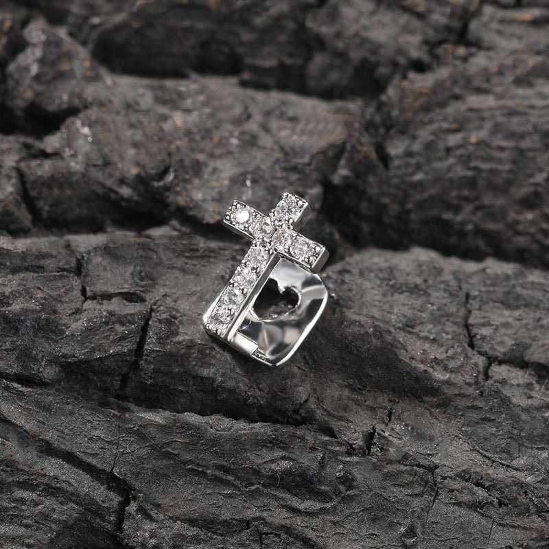 Grillz TeethGrillz Microencrusted Zircon Cross Spectrum