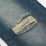 Men Jeans Loose Hole Leisure