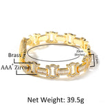 Bracelet AAA Zircon Bracelet Hip Hop I-Bracelet St. Valentine's Spectrum