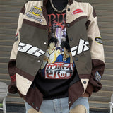 Women Jacket Sports Casual Clothes Motorcycle Style