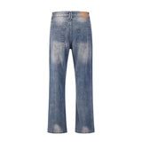 Men Jeans Ripped Leisure Loose Distressed