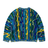 Kapital Sweater Pingtian Hehong Style Japanese Loose Pop Contrast Color Knitted Retro Crew Neck Sweater