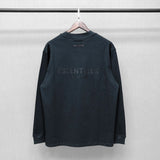 Fog Fear of God Essentials T Shirt Long Sleeve Back Three-Dimensional Letter Loose Couple T-shirt
