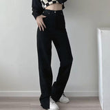 Women Jeans Slim Fit Slimming Retro Versatile Burr
