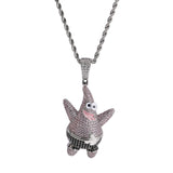 Jewelry Patrick Star Full Diamond Pendant Versatile Diamond Set Animal