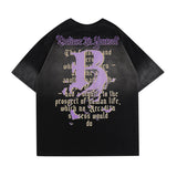 Men T-Shirt Gradient Oversize Versatile