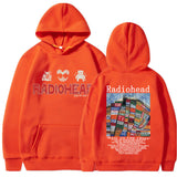 Radiohead Vintage Print Hoodie Men's Women's Cotton Pullover