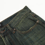 Men Jeans Yellow Retro Casual Loose All-Matching